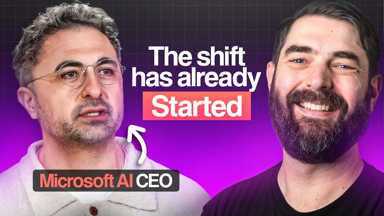 The Next Wave on YouTube: episode artwork for the interview with Mustafa Suleyman